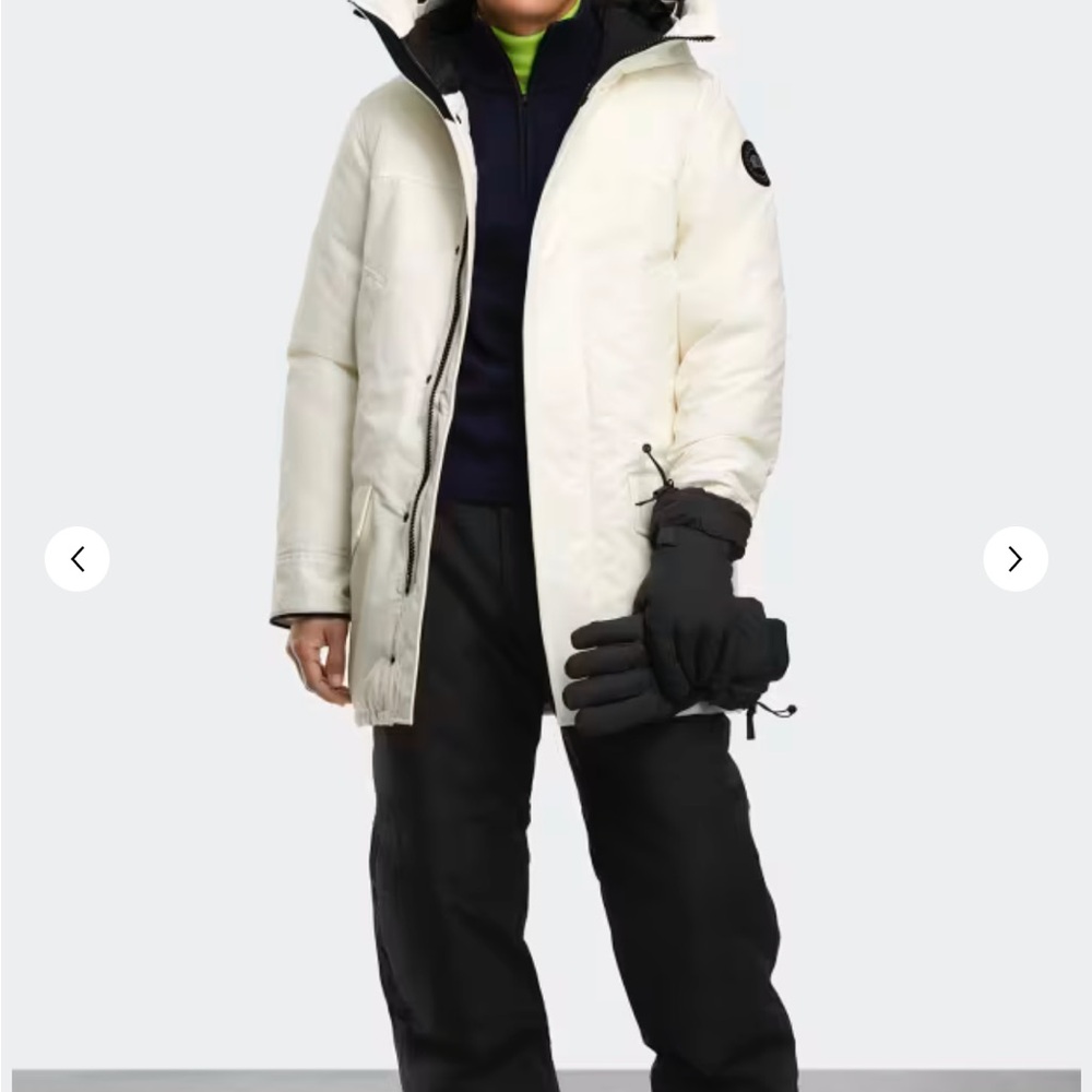 Canada Goose Men's Cream Puffer Jacket